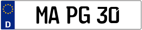 Truck License Plate